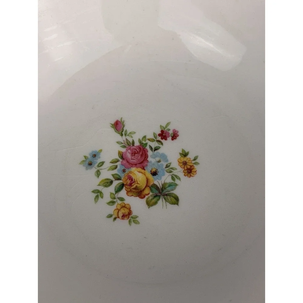 🇺🇸  Homer‎ Laughlin Majestic Brittany Floral Vegetable Bowl 9